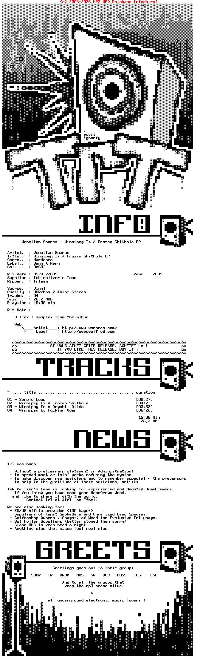 Venetian_Snares-Winnipeg_Is_A_Frozen_Shithole_Ep-(BAG03)-Vinyl-2005-TrT