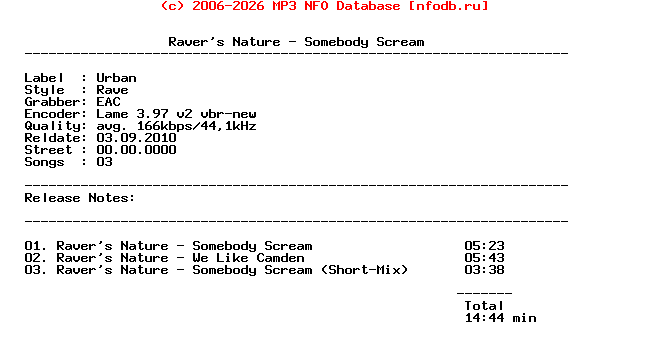 Ravers_Nature-Somebody_Scream-CDM-1996