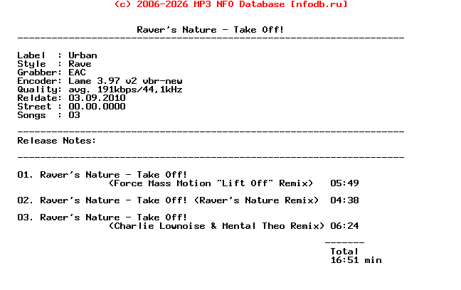 Ravers_Nature-Take_Off-Remix_Cdm-1995