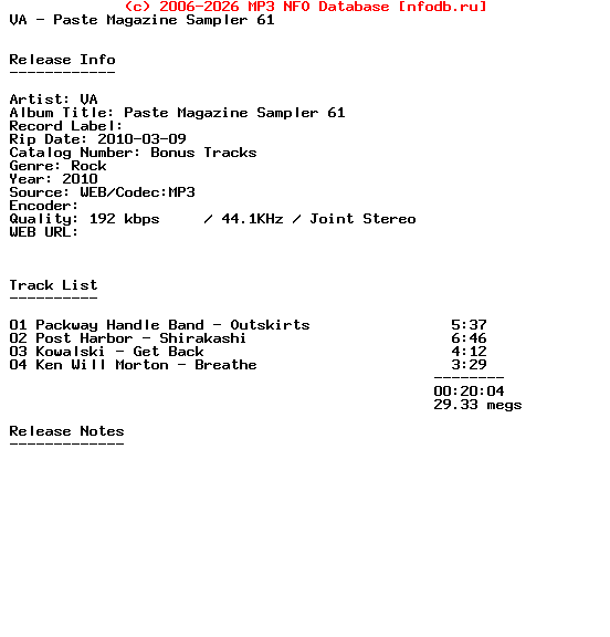 VA-Paste_Magazine_Sampler_61-(BONUS_TRACKS)-WEB-2010
