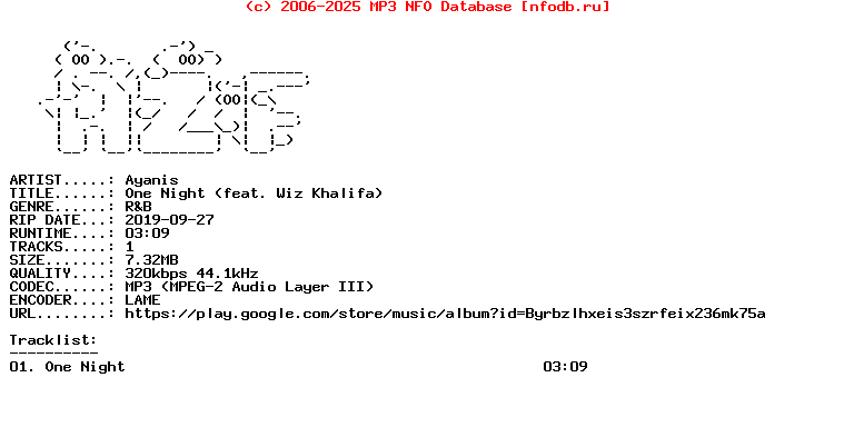 Ayanis-One_Night_(FEAT._WIZ_KHALIFA)-Single-WEB-2019