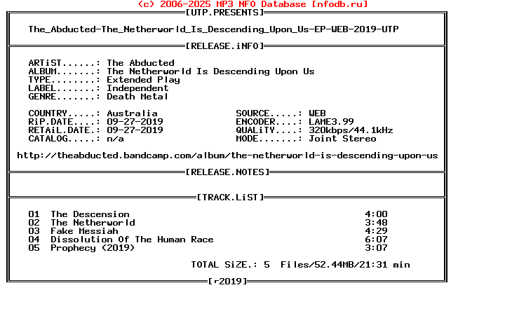 The_Abducted-The_Netherworld_Is_Descending_Upon_Us-EP-WEB-2019-UTP