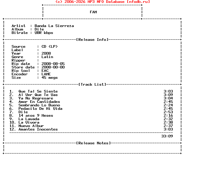 Banda_La_Sierrena-Dile-2008