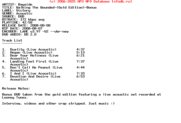 Bayside-Walking_The_Wounded-(GOLD_EDITION)-Bonus-DVD-2008