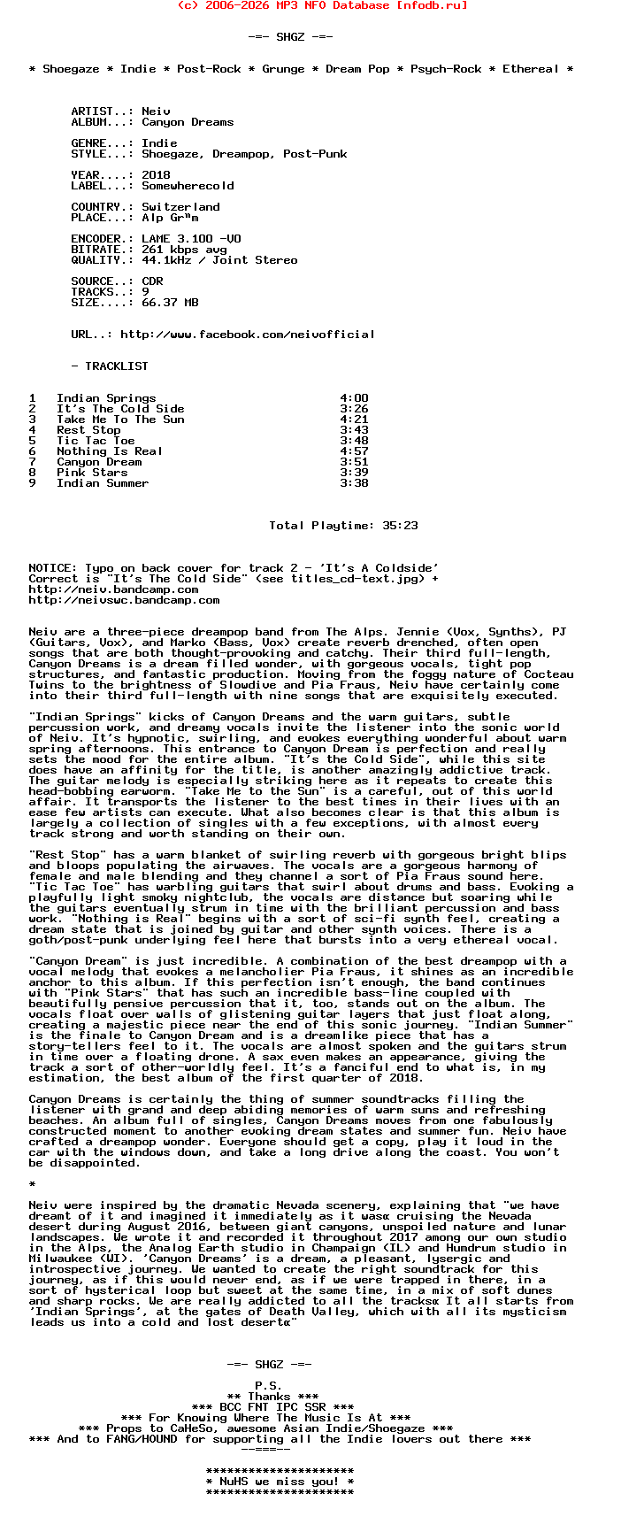 Neiv-Canyon_Dreams-(COLD_018)-CDR-2018