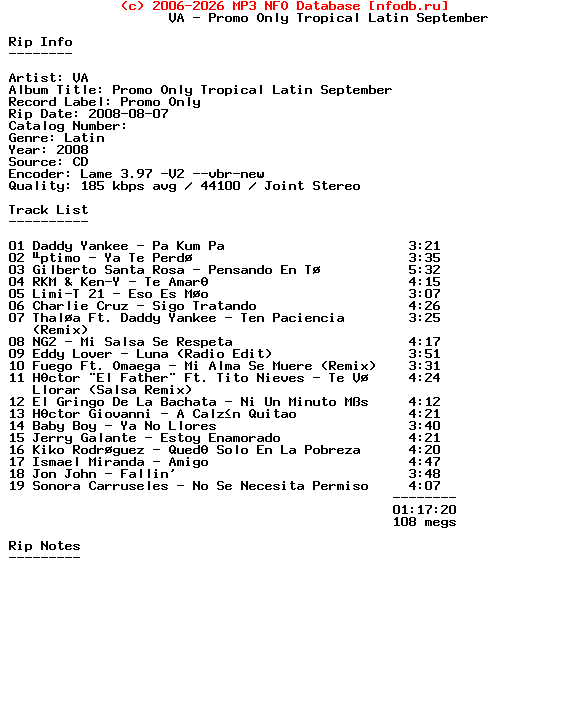 VA-Promo_Only_Tropical_Latin_September-2008