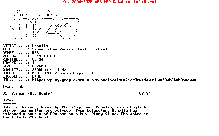 Mahalia-Simmer_(NAO_REMIX)_(FEAT._FLOHIO)-Single-WEB-2019
