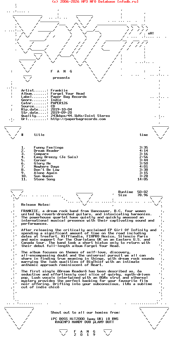 Frankiie-Forget_Your_Head-(PAPER126)-CD-2019