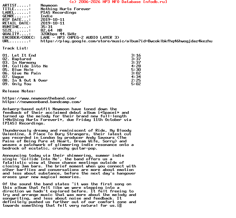 Newmoon-Nothing_Hurts_Forever-2019