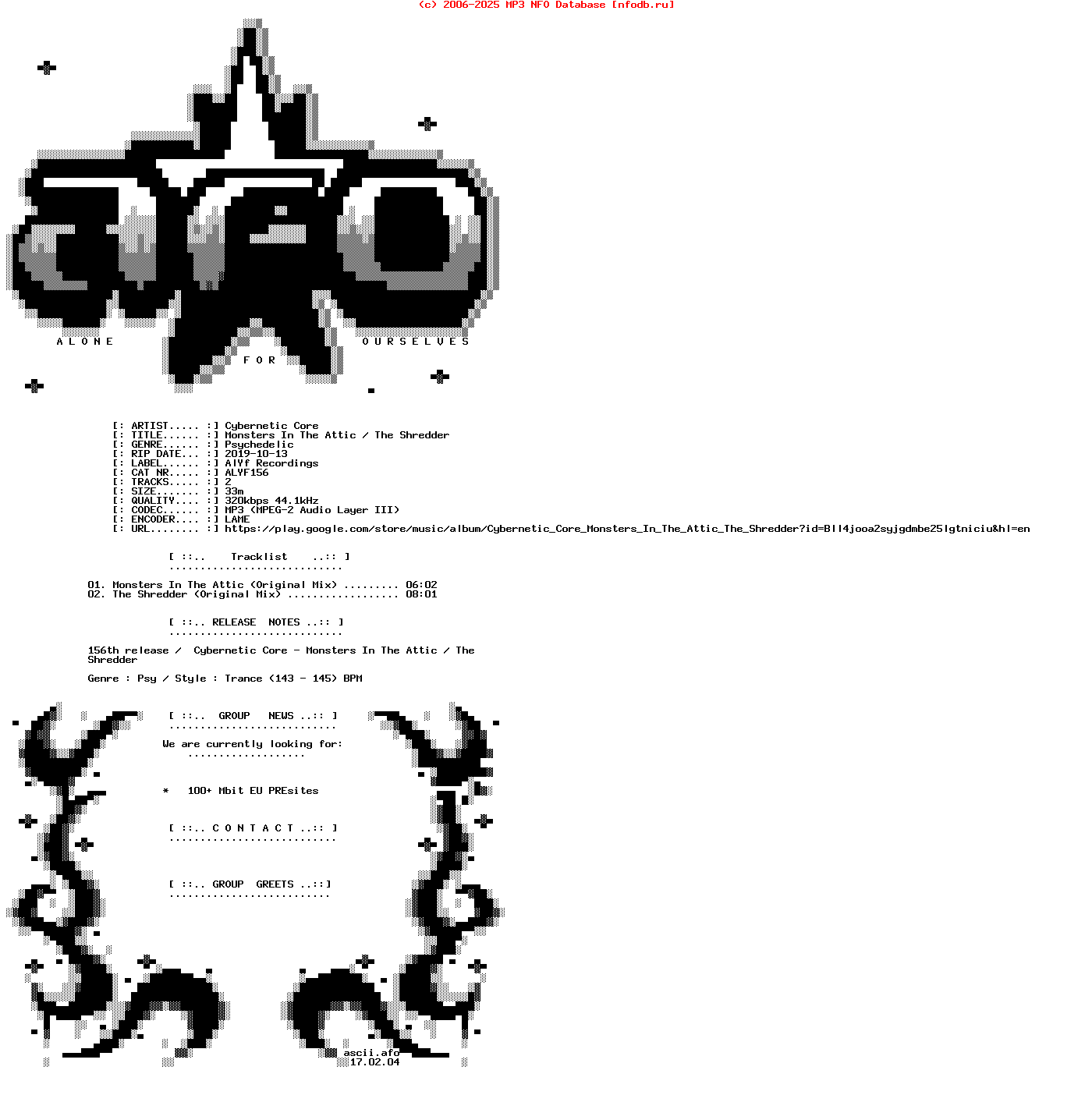 Cybernetic_Core-Monsters_In_The_Attic__The_Shredder-(ALYF156)-WEB-2019