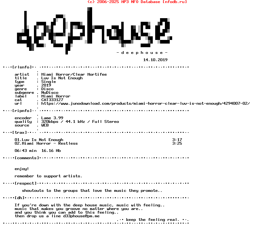 Miami_Horror-Clear_Mortifee--Luv_Is_Not_Enough-(CAT333127)-WEB-2019-dh