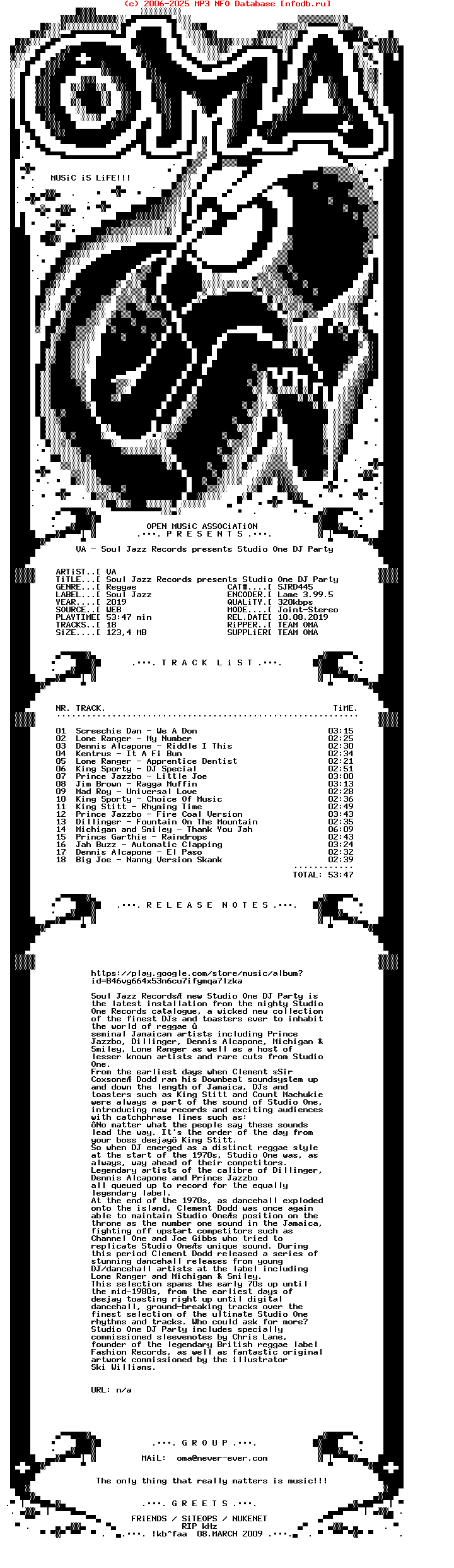 VA-Soul_Jazz_Records_Presents_Studio_One_Dj_Party-(SJRD445)-WEB-2019-OMA