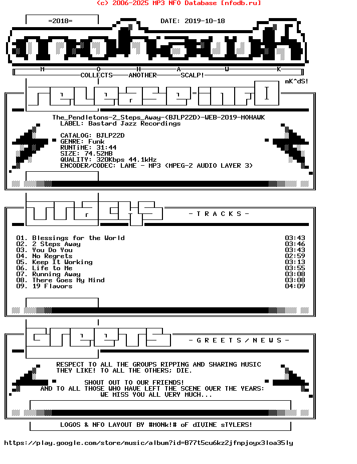 The_Pendletons-2_Steps_Away-(BJLP22D)-WEB-2019