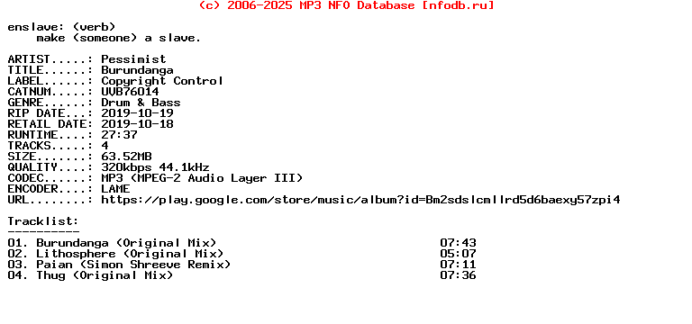 Pessimist-Burundanga-(UVB76014)-EP-WEB-2019