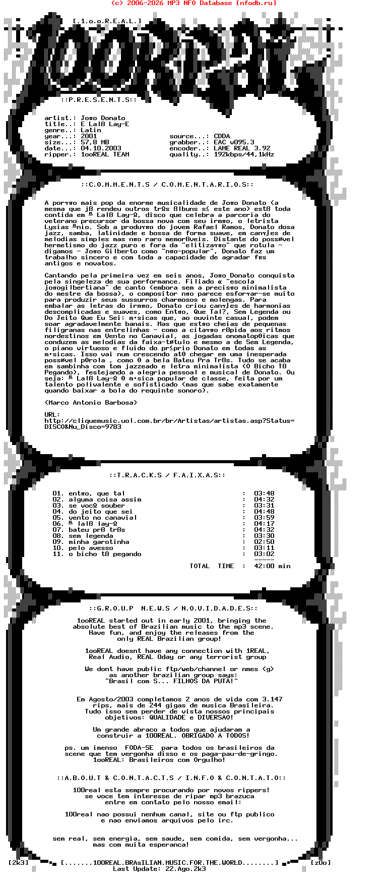 Joao_Donato-E_Lala_Lay-E-Br-2001-100REAL