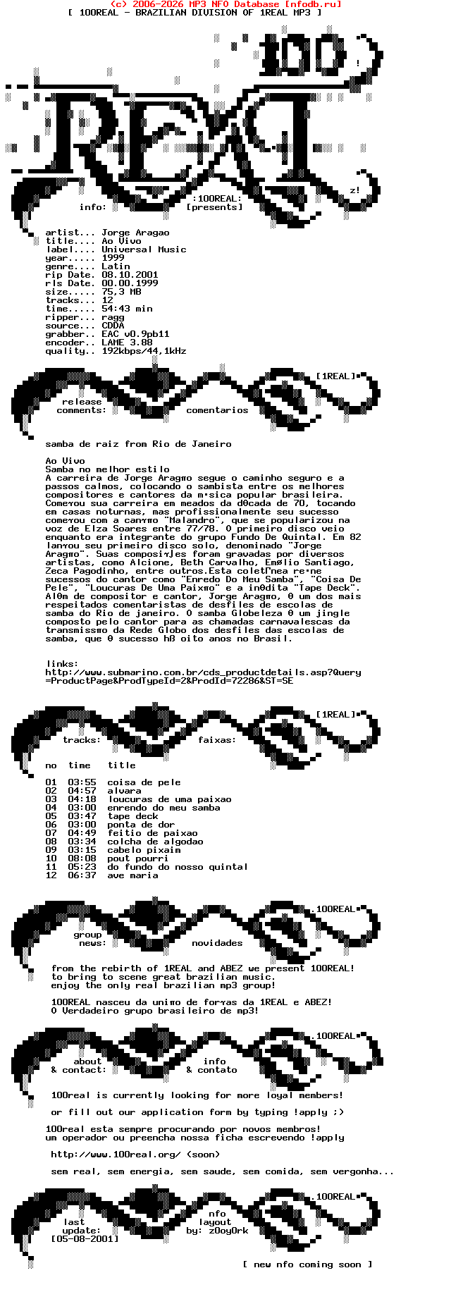 Jorge_Aragao-Ao_Vivo-Br-1999-100REAL