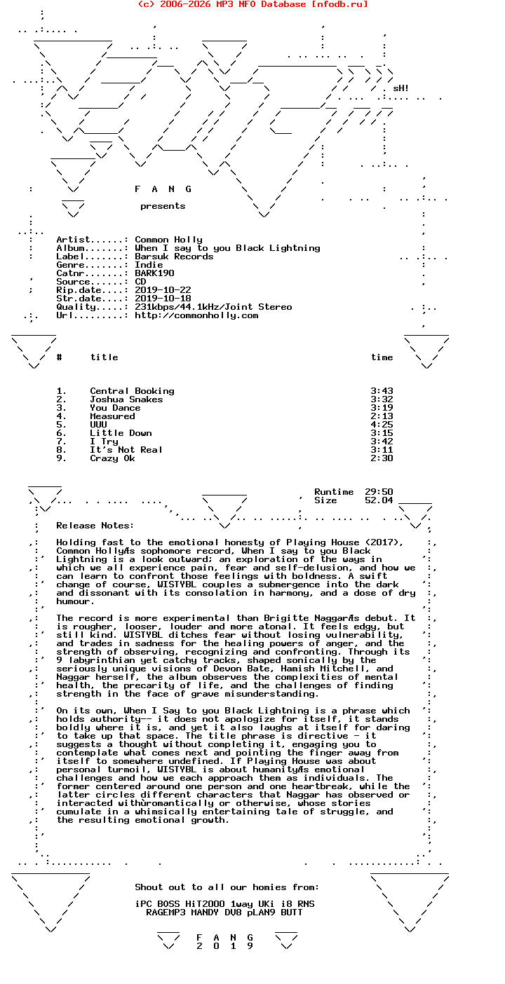 Common_Holly-When_I_Say_To_You_Black_Lightning-(BARK190)-CD-2019