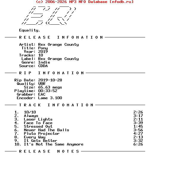 Rex_Orange_County-Pony-2019