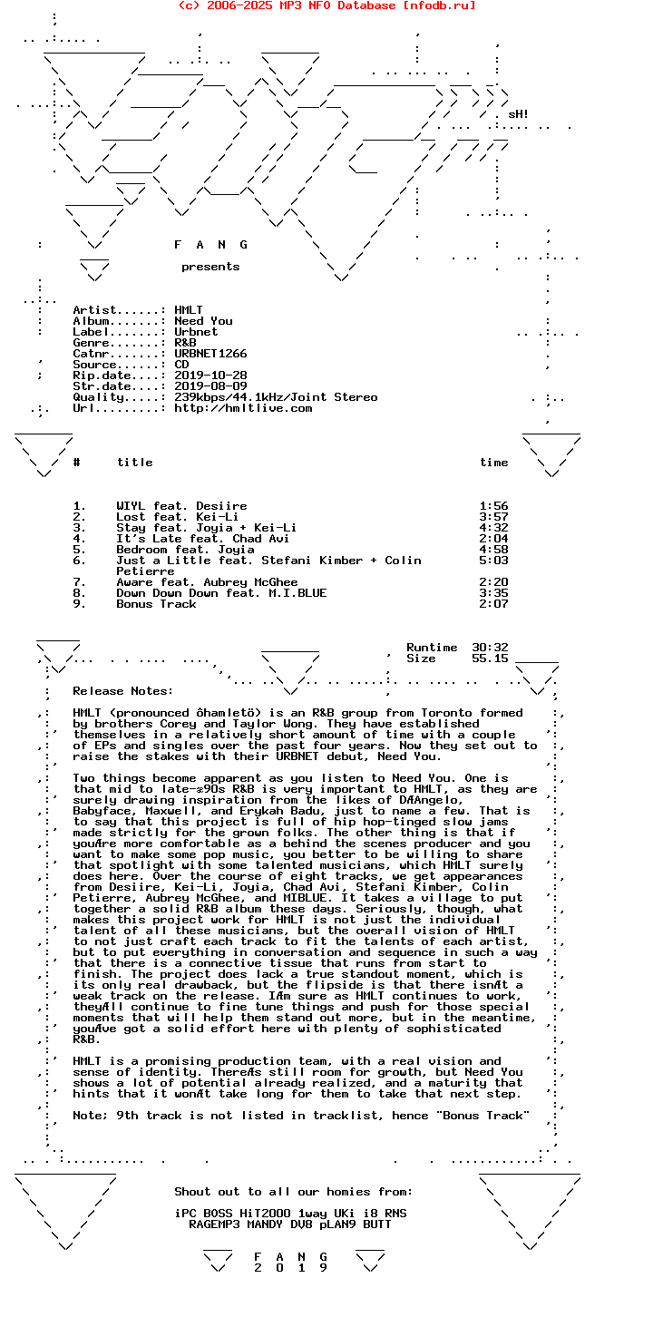 Hmlt-Need_You-(URBNET1266)-CD-2019