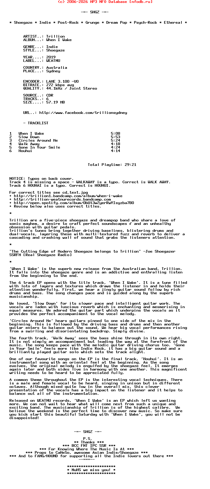 Trillion-When_I_Wake-CDR-2019