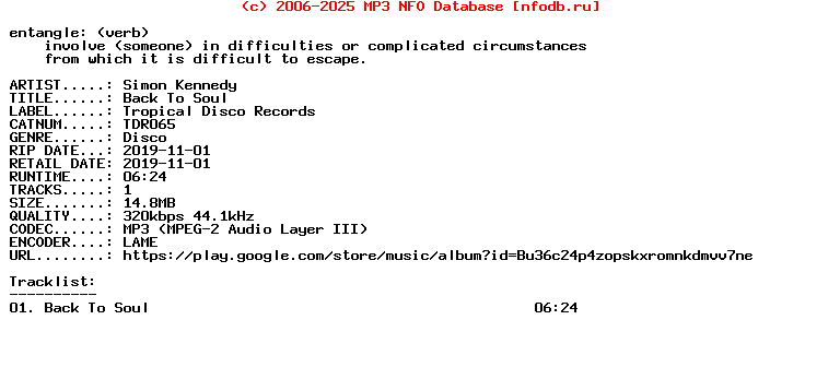 Simon_Kennedy-Back_To_Soul-(TDR065)-Single-WEB-2019