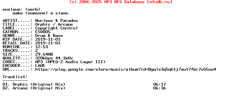 Nucleus_And_Paradox-Orphic__Arcane-(ESO005)-WEB-2019