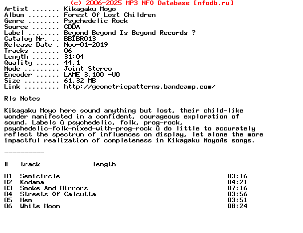 Kikagaku_Moyo-Forest_Of_Lost_Children-2014