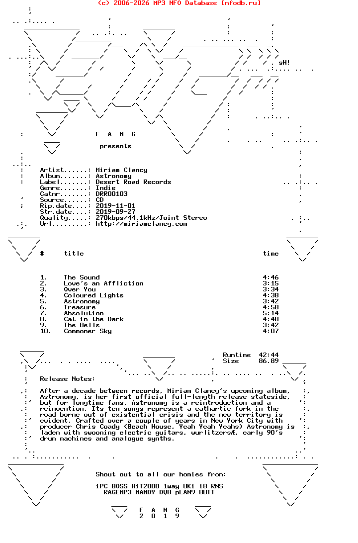 Miriam_Clancy-Astronomy-(DRR00103)-CD-2019