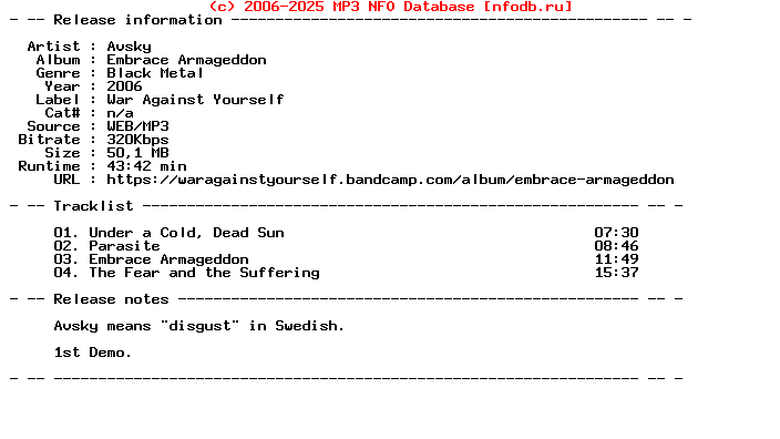 Avsky-Embrace_Armageddon-WEB-2006-Klv