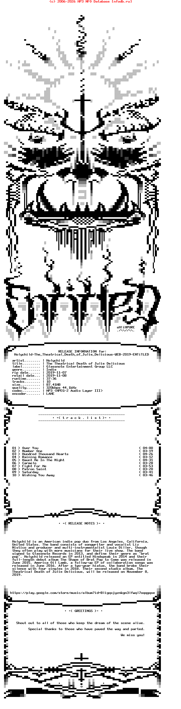 Holychild-The_Theatrical_Death_Of_Julie_Delicious-WEB-2019