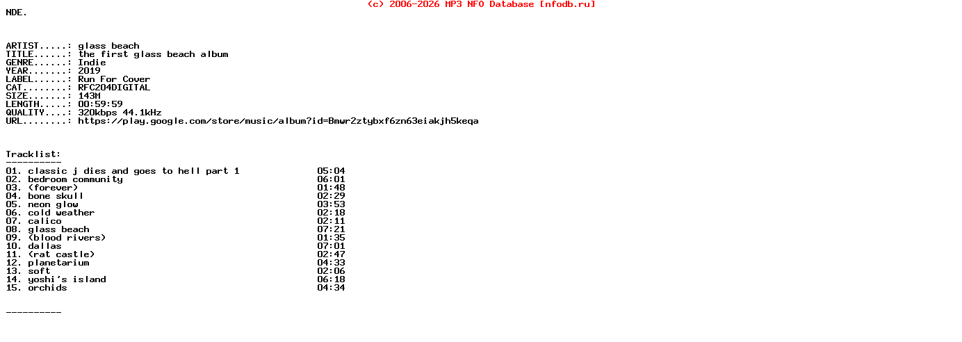 Glass_Beach-The_First_Glass_Beach_Album-WEB-2019