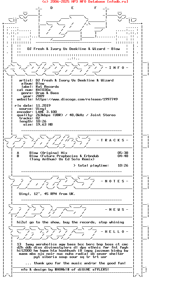 Dj_Fresh_And_Ivory_Vs_Deekline_And_Wizard-Blow-(RAT030A)-Vinyl-2009