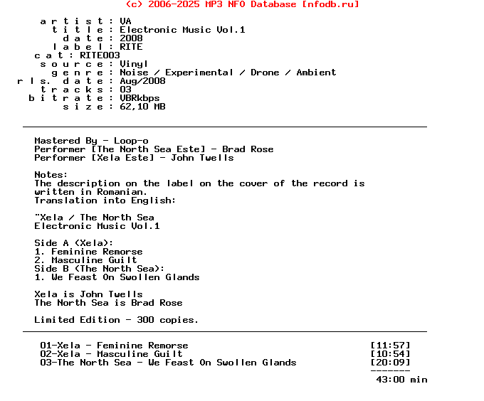 VA--Electronic_Music_Vol.1-(RITE)-Vinyl-2008