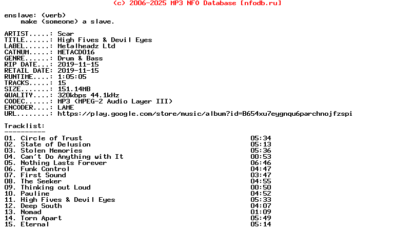 Scar-High_Fives_And_Devil_Eyes-(METACD016)-WEB-2019