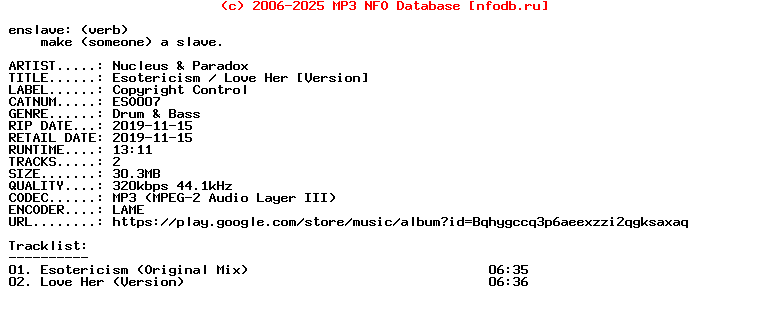 Nucleus_And_Paradox-Esotericism__Love_Her_(VERSION)-(ESO007)-WEB-2019