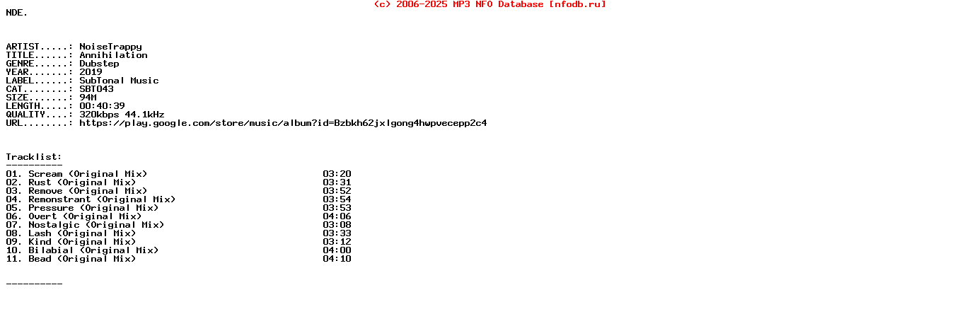Noisetrappy-Annihilation-(SBT043)-WEB-2019