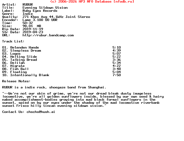 Rubur-Evening_Sitdown_Vision-2019