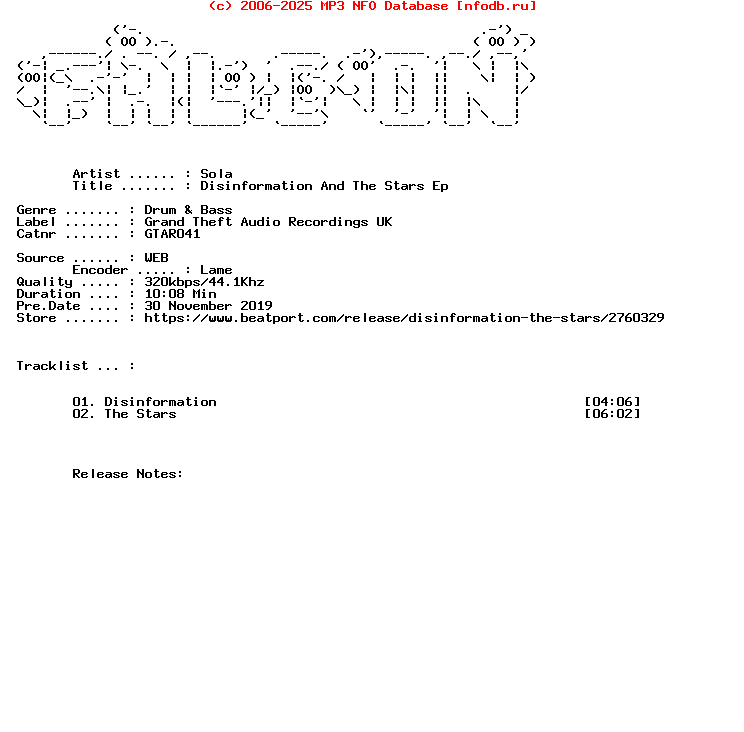 Sola-Disinformation_And_The_Stars_Ep-WEB-2019-FALCON