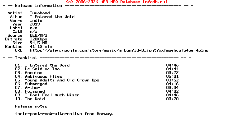 Tuvaband-I_Entered_The_Void-WEB-2019-Klv