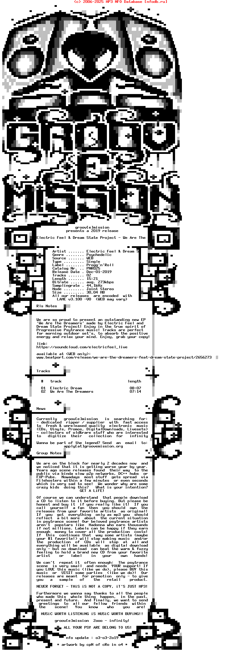 Electric_Feel_And_Dream_State_Project_-_We_Are_The_Dreamers_(PNR025)-WEB-2019-gEm