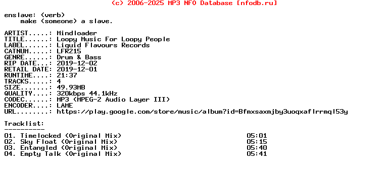 Mindloader-Loopy_Music_For_Loopy_People-(LFR215)-WEB-2019