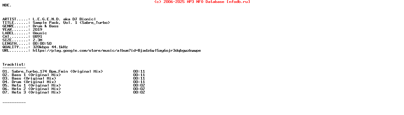 L.E.G.E.N.D._Aka_Dj_Bionicl-Sample_Pack_Vol_1_(SABRE_TURBO)-(U891)-WEB-2019