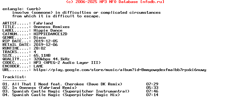 Fahrland-Oneness_Remixes-(HIPPIEDANCE12D)-WEB-2019