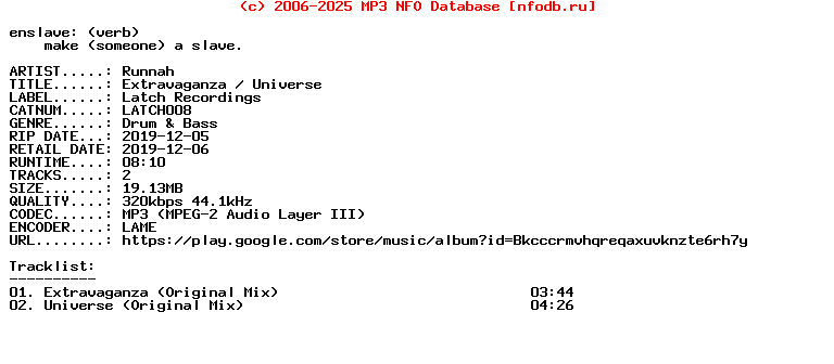 Runnah-Extravaganza__Universe-(LATCH008)-WEB-2019