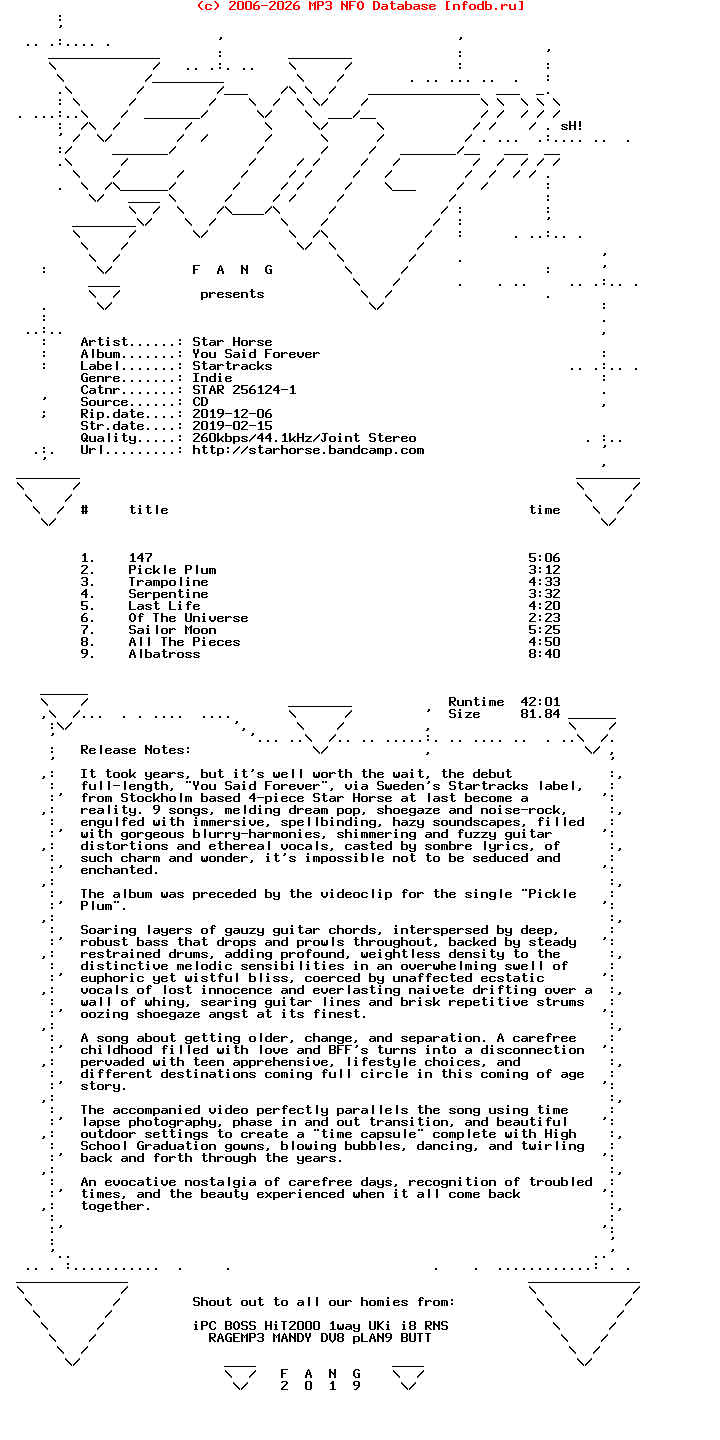 Star_Horse-You_Said_Forever-(STAR_256124-1)-CD-2019