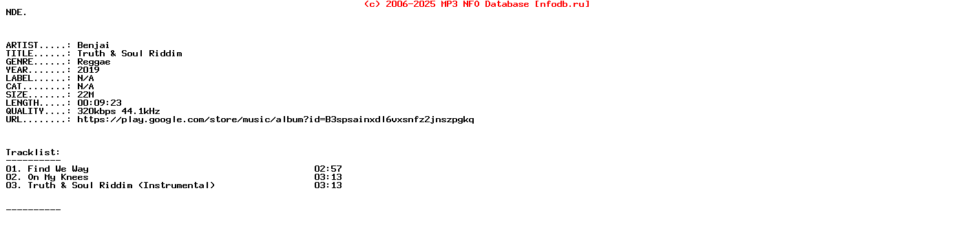 Benjai-Truth_And_Soul_Riddim-WEB-2019