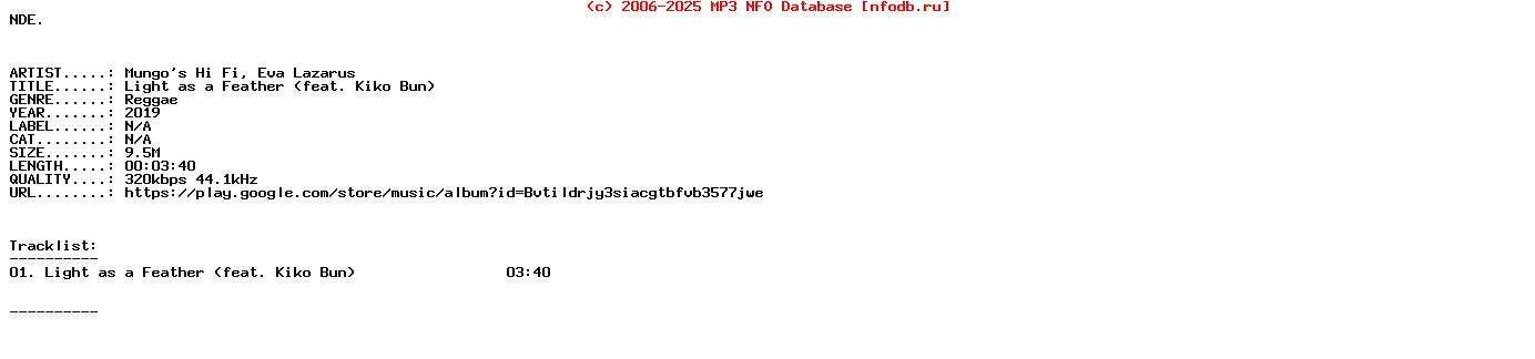 Mungos_Hi_Fi_Eva_Lazarus-Light_As_A_Feather_(FEAT._KIKO_BUN)-Single-WEB-2019