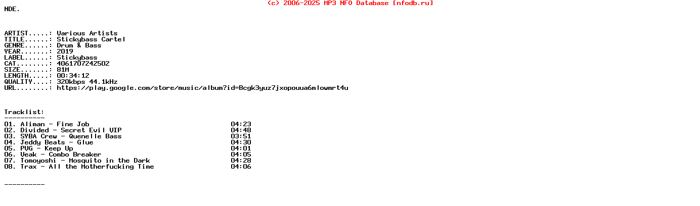 VA-Stickybass_Cartel-(4061707242502)-WEB-2019