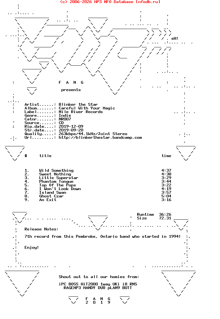Blinker_The_Star-Careful_With_Your_Magic-(NR007)-CD-2019