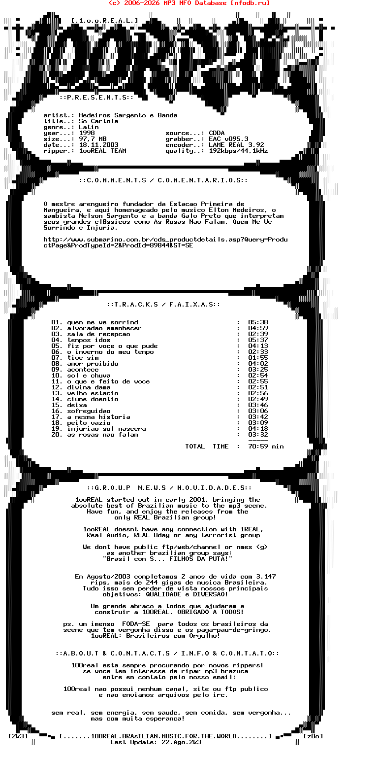 Medeiros_Sargento_E_Banda-So_Cartola-Br-1998-100REAL